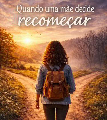 UMA  MULHER DECIDINDO UM CAMINHO UANDO UMA MAE DECIDE RECOMEÇAR 