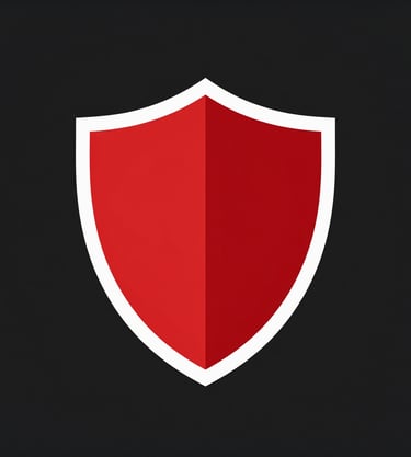 redshield icon representing data security and cyber protection on a black background.