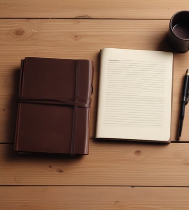 Leather Journal | Clean AF Self-Care mindful writing tool