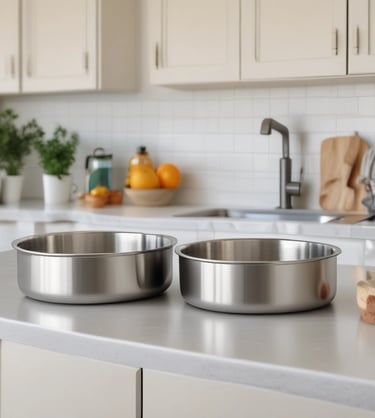 Stainless Steel Pet Bowls | Clean AF Pets safe feeding essential