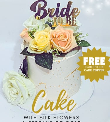 bridal shower cakes langley