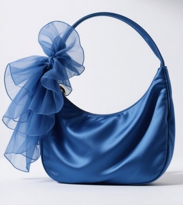 Elegant Satin Hobo Bag by King Fly