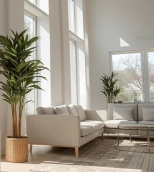 Cozy, toxin-free home decor and ultrasonic essential oil diffusers.