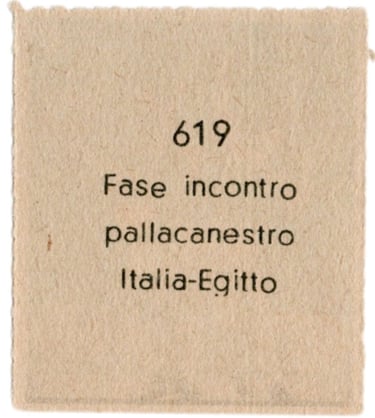 Pallacanestro Albosport Editrice Didasco Italia-Egitto