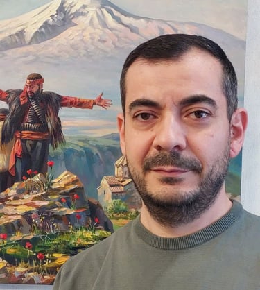 Meruzhan Khachatryan Armenian contemporary artist portrait