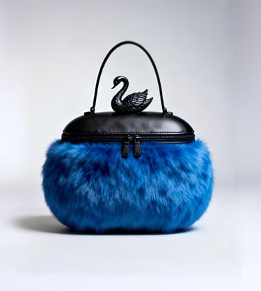 The "Black Swan" Avant-Garde Handbag by King Fly