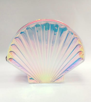 Sculptural Holographic Pouch by King Fly