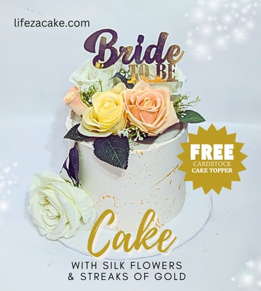 bridal shower cakes langley