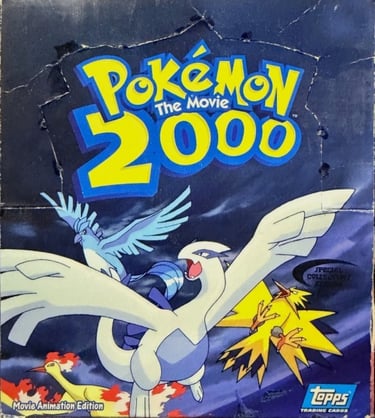 Display Topps PokémonThe Movie 2000 avant