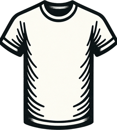 Un T-shirt transporté dans un conteneur pour être ensuite vendu au Bric-à-brac