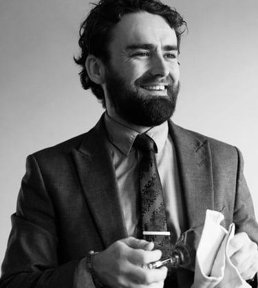 Professional sommelier hosting guided wine tasting experience