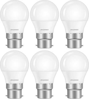 a set of four different types of led bulbs