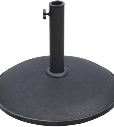 a black umbrella umbrella with a black base