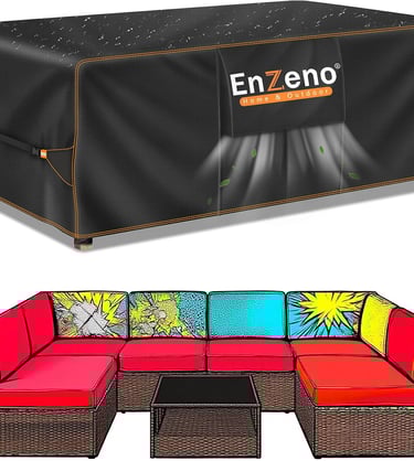 a couch with a table and a table with a table and chairs