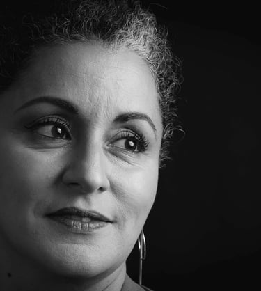 corporate woman black and white photo