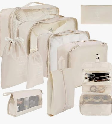 KIT 10 Necessaire Feminina Organizador de Malas