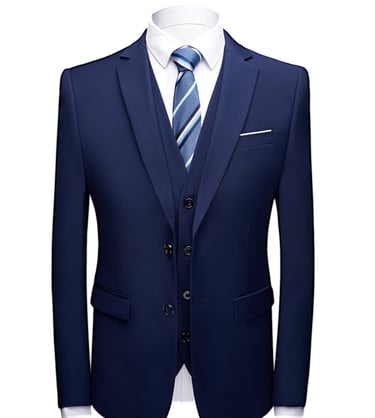 TRAJE PARA CABALLERO SACO CHALECO Y CORBATA