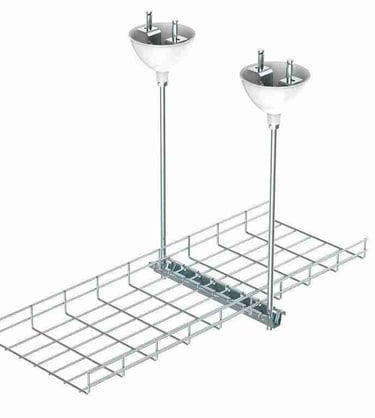 Apply to: hanging in the ceiling  Fit for:Diameter of wire from 3.5mm to 6.0mm  Include:1 unit(Threa
