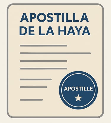 Traducción Jurada alemán Apostilla La Haya