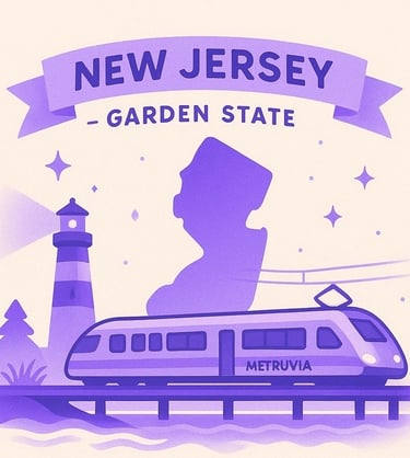 Official Brand Logo of Metruvia for New Jersey