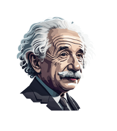 albert einstein portrait quote be not a man of success be a man of value