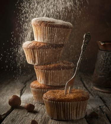 a stack of muffins and spoon in front of them.Market Positioning for Tourism with Timea Pokol