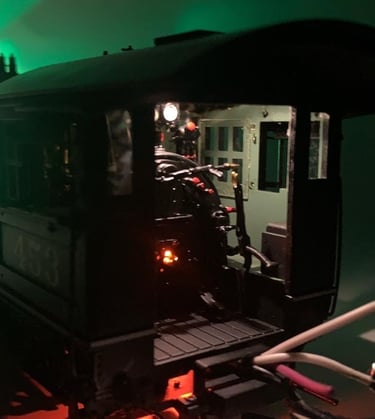 Narrow Gauge Model Train Cab DCC Custom Lighting