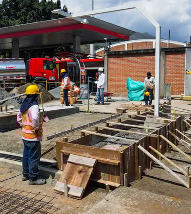 Construccion institucional y comercial autolavado automoviles