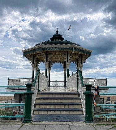 Le gazebo du bord de mer à Brighton