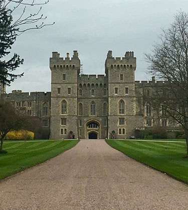 Château de Windsor depuis The Long Walk
