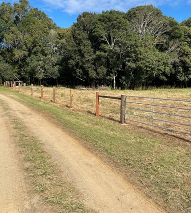 Fence made by  BC Rural Contracting
