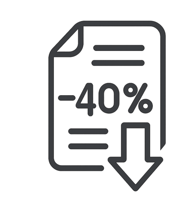 Menos trabajo operativo