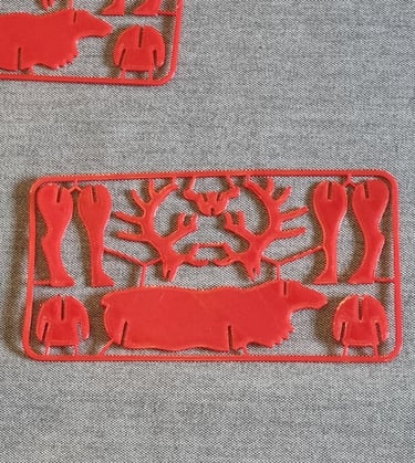 3D printed Card Kits (reindeer)
