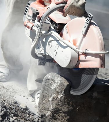 RCC beam cutting near Hebbagodi Bangalore