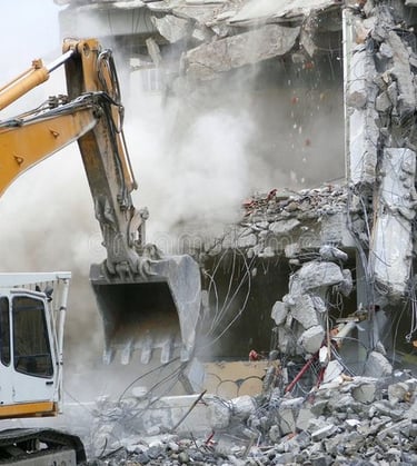 Concrete dismantling and disposal Bangalore site