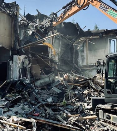 Groove cutting for tile joints in Bangalore warehouse