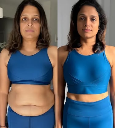 Nuvia Fat Burner Before After result