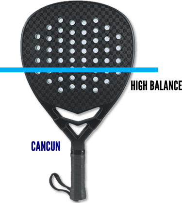 padel-vibes-diamond racket with high-balance