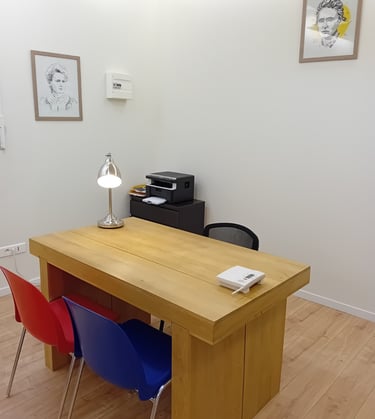 Bureau Curie dans l'espace santé Rue curie à Caudry, location à la journée pour les professionnels