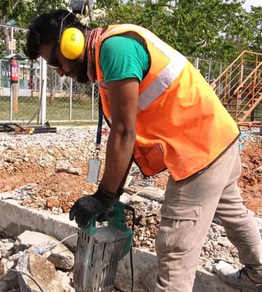 RCC floor groove cutting service Bangalore