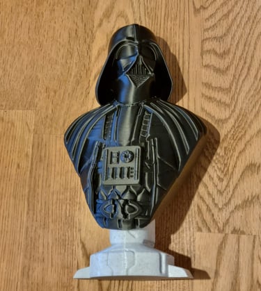 3D printed Darth Vader Bust and stand