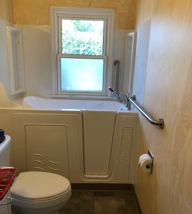 ADA bathtub installation