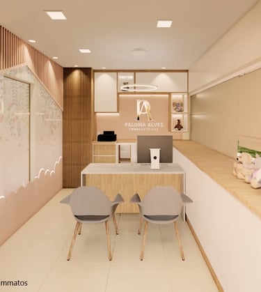 consultorio da paloma alves interiores fonoaudiologia