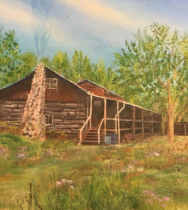 The Cabin by New Mexico Artist John Dick-Peddie