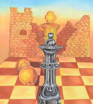 Check by New Mexico Artist John Dick-Peddie