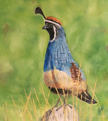 California Blues by New Mexico Artist John Dick-Peddie