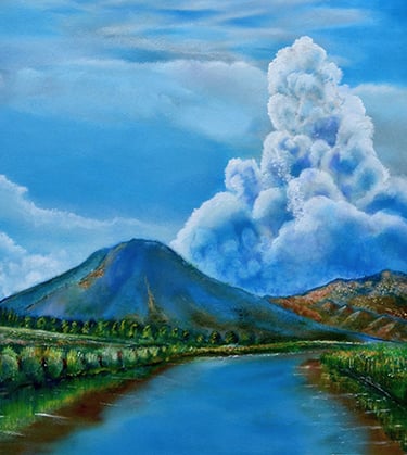 One Peak by New Mexico Artist John Dick-Peddie
