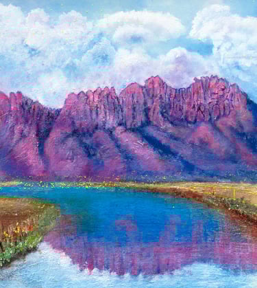 Summer View #2 by New Mexico Artist John Dick-Peddie