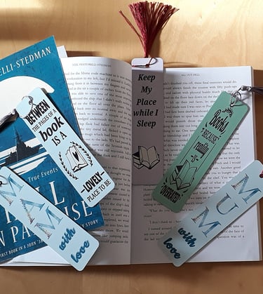 printed aluminium bookmarks for sale