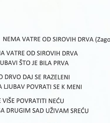 ZAGORJE -NEMA VATRE